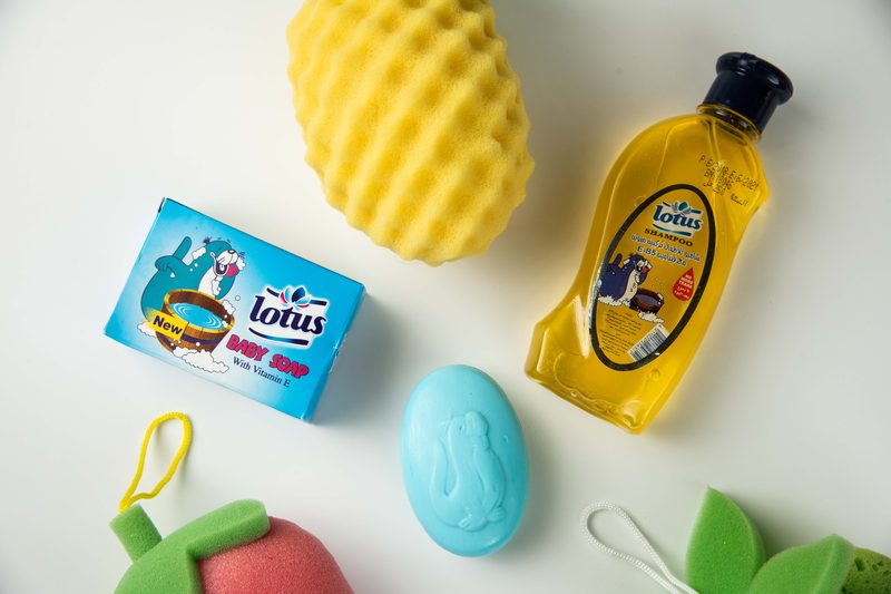 Lotus Baby Soap & Shampoo — complete personal care set